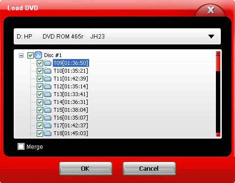 load dvd box