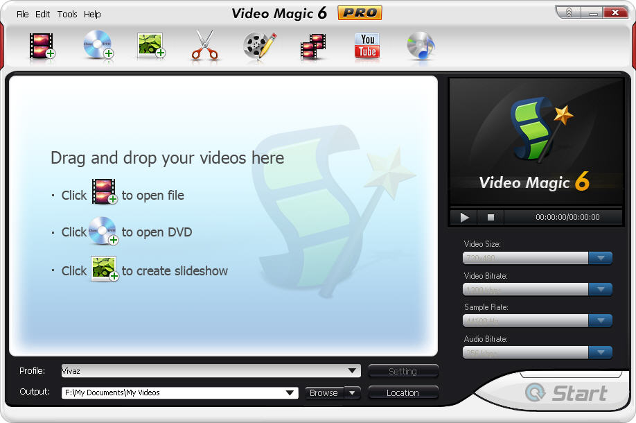 Click to view Video Magic Pro 6.0.0.4 screenshot